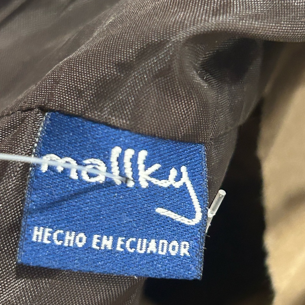 Suede Backpack with Tribal Pattern - image 5